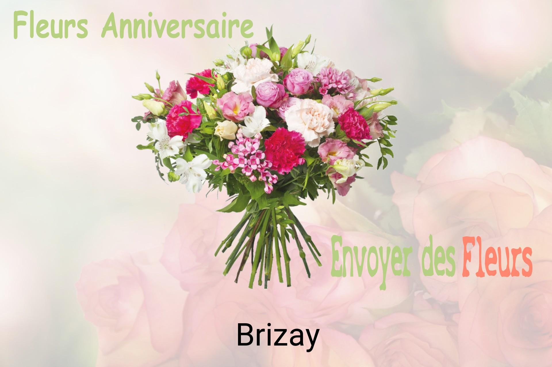 Bouquet de fleurs d’anniversaire livré à Brizay